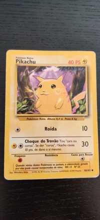 Carta Pokémon TCG Pikachu 1999 - Versão Portuguesa