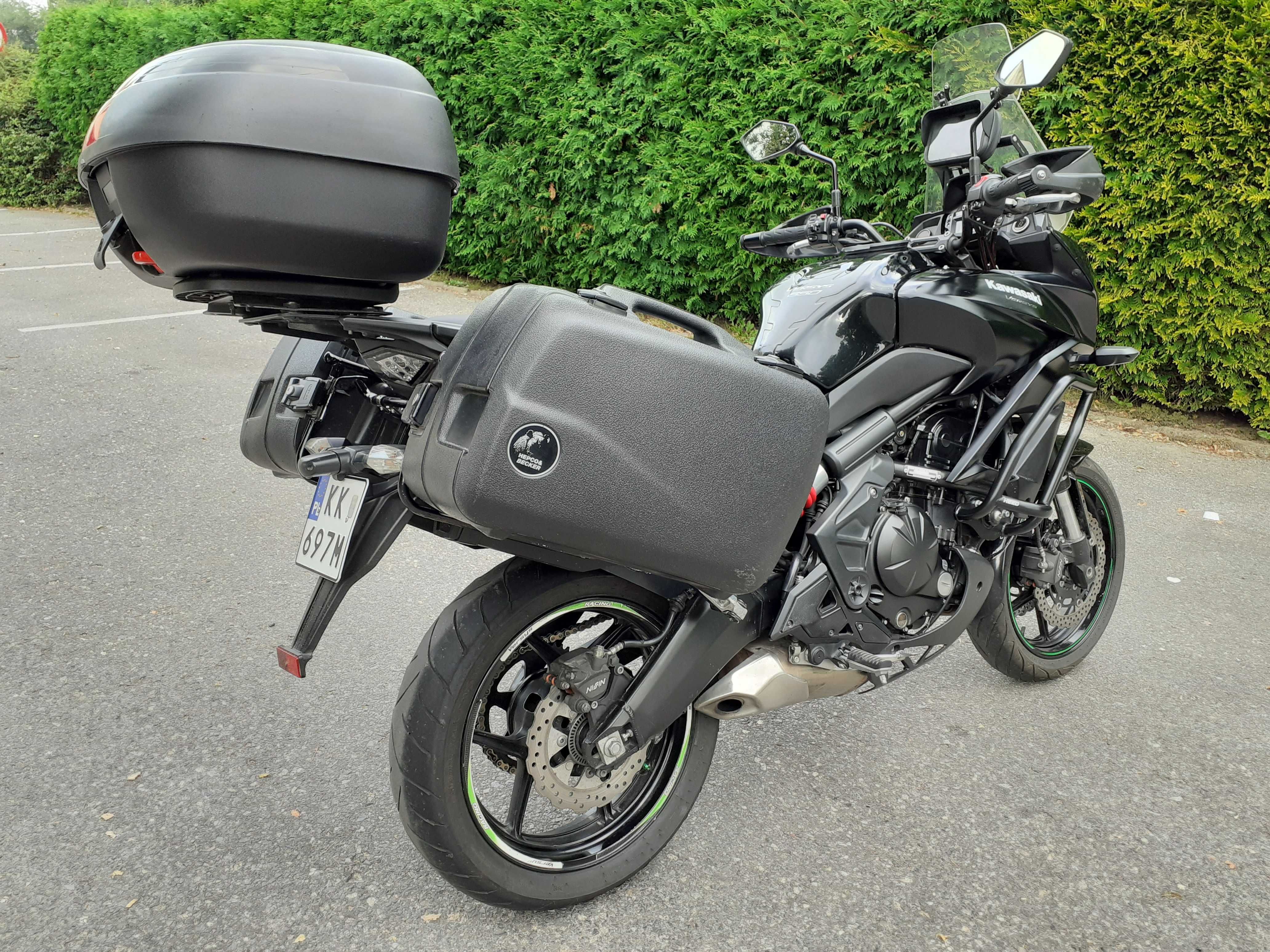 Kawasaki Versys 650 | 2015 | Kufry | Gmole | Stan bdb | 42 tys. km