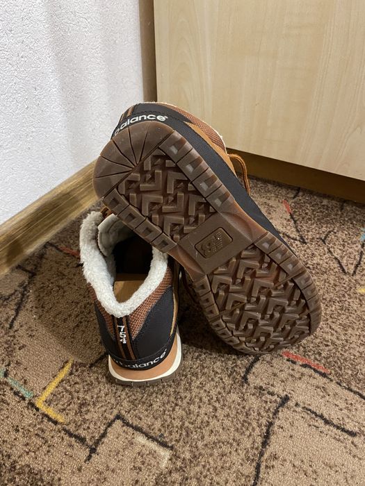 Кожаные зимние ботинки New Balance 754