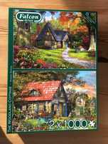 Puzzle Falcon Woodland Cottage  2x1000
