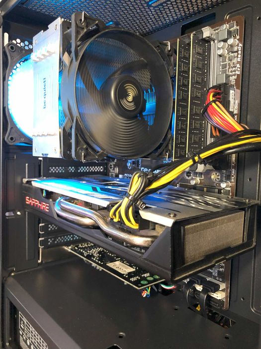 Игровой ПК Intel i7/16Gb/RX580/SSD240+500 компьютер системный блок