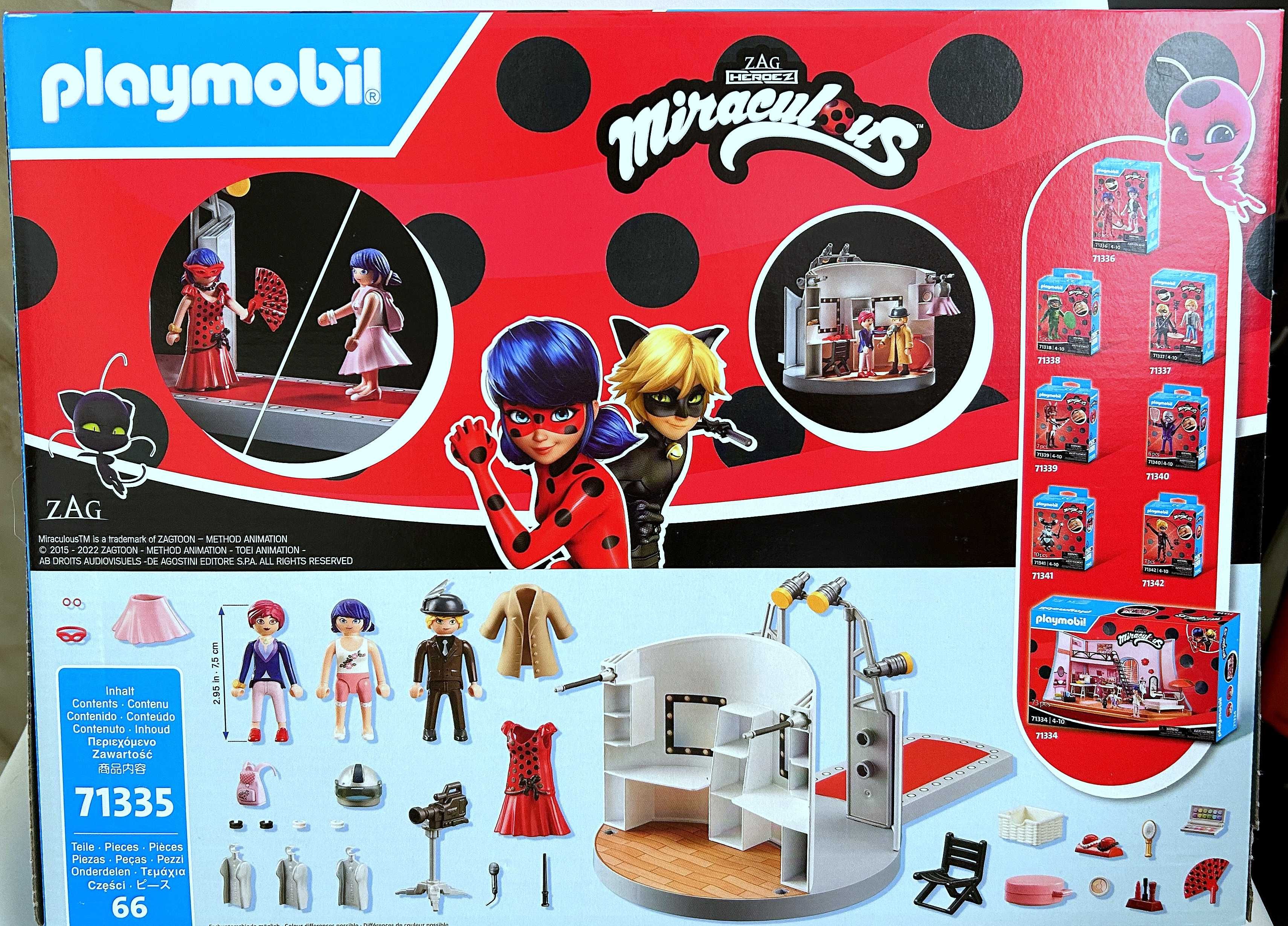Playmobil Miraculum Fashion Show w Paryżu 71335