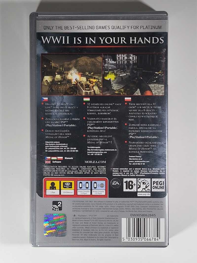 Medal of Honor: Heroes 2 / Gra PSP / Skup - Sprzedaż Gier / Warszawa