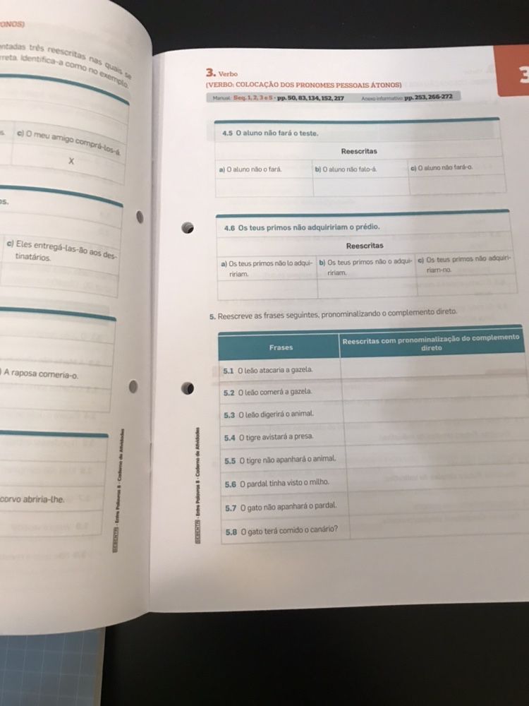 Caderno atividades 8º Ano