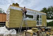 Tiny house domek na kolach pawilon handlowy 8,6x2,55m zarejestrowany