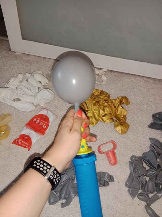 Girlandyna z balonów na przyjęcie wesele