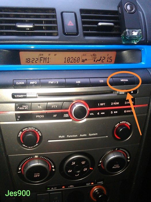 AUX / Bluetooth 5.0 для Mazda 2 3 5 6  CX7 MX 5 Мазда Аукс Блютуз