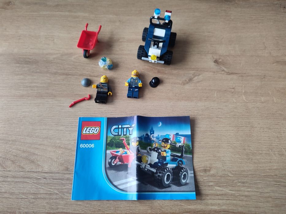 4 zestawy LEGO City! Nr 60042, 60120, 60072, 60006