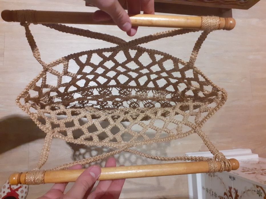 Saco vintage em macromé