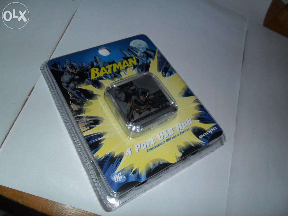 usb hub com 4 portas (zaapa) com a imagem de batman