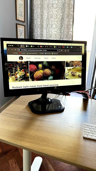 Monitor LG de 24 polegadas