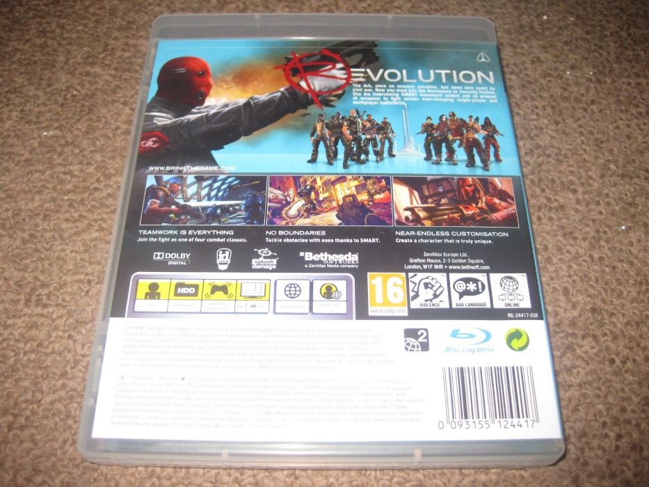 Jogo "Brink" para PS3/Completo!