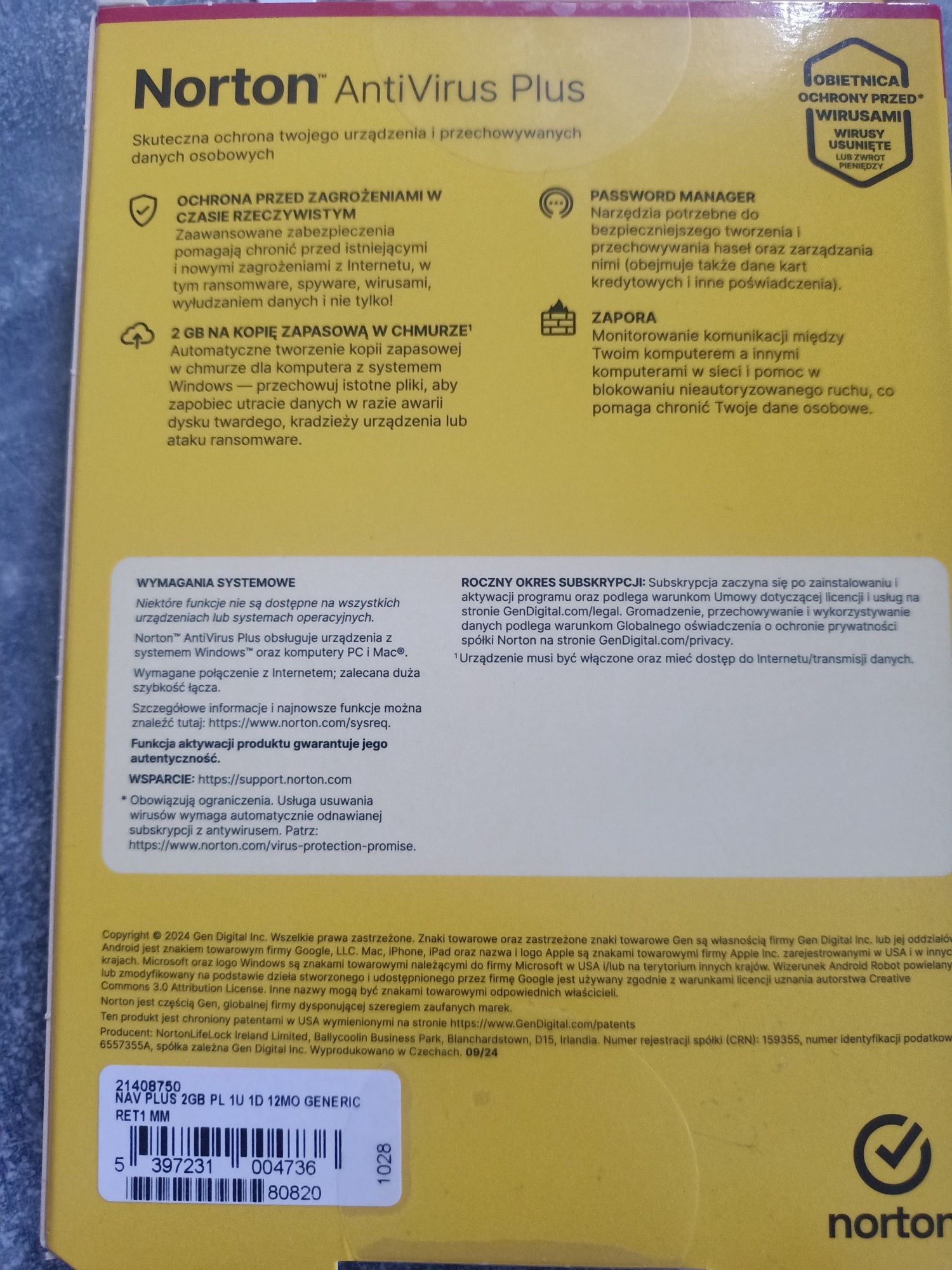 Norton Antivirus Plus