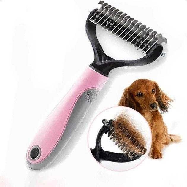 Щетка для вычесывания котов и собак колтунорез Pet Grooming Tool