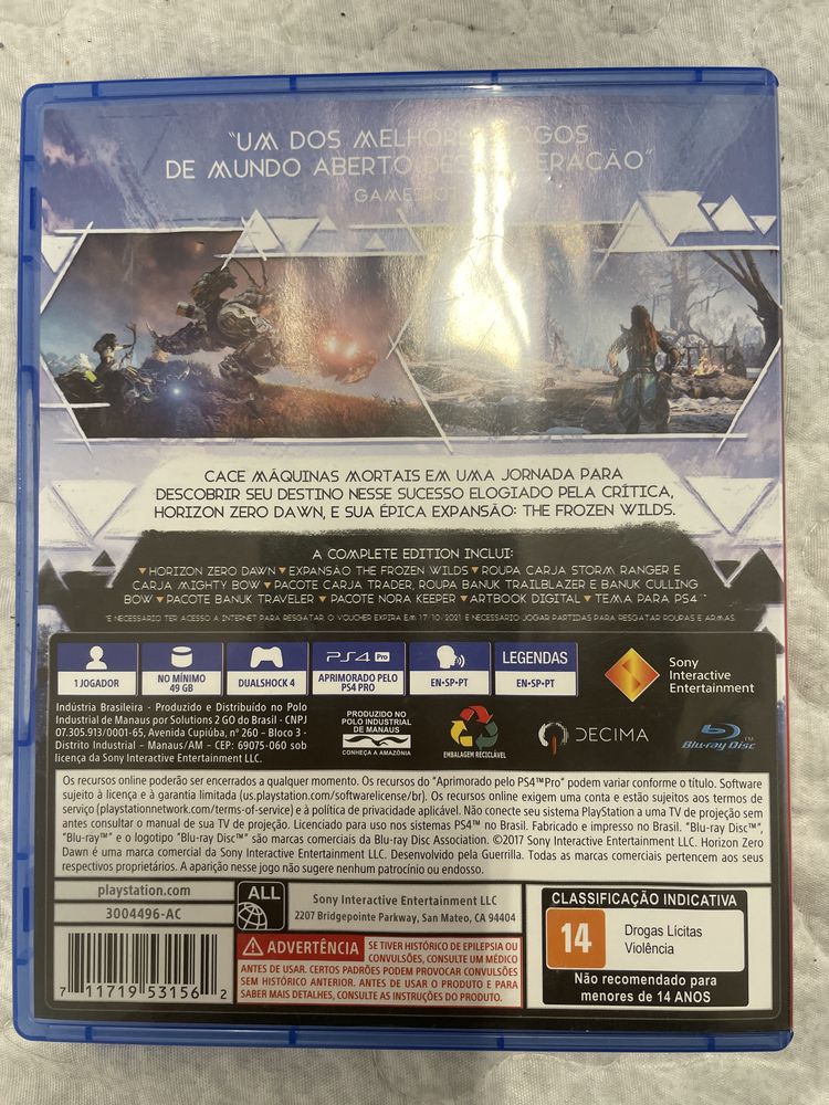 Horizon Zero Dawn Complete Edition - PS4