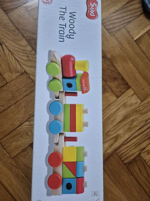 Drewniany pociąg Smyk