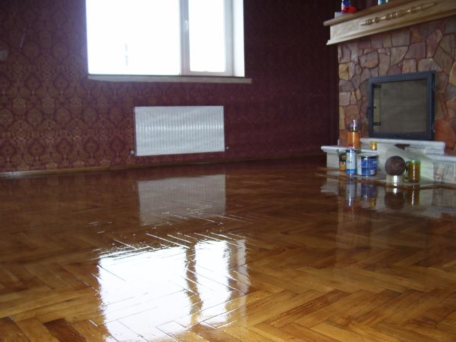 Покраска Лакування Дверей Паркета Сходи Покраска МДФ Полірування