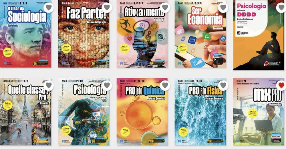 Recursos manuais ensino profissional 10º ano