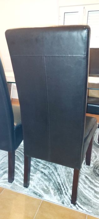 Conjunto de 4 Cadeiras Pretas