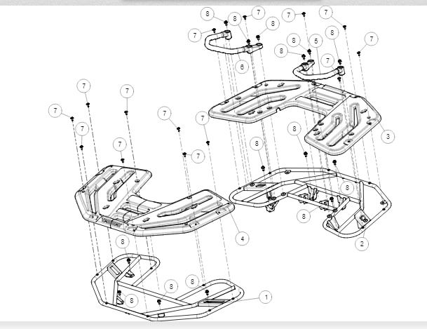 Кофр Segway Snarler квадроцикла сигвей снарлер задній задний сігвей