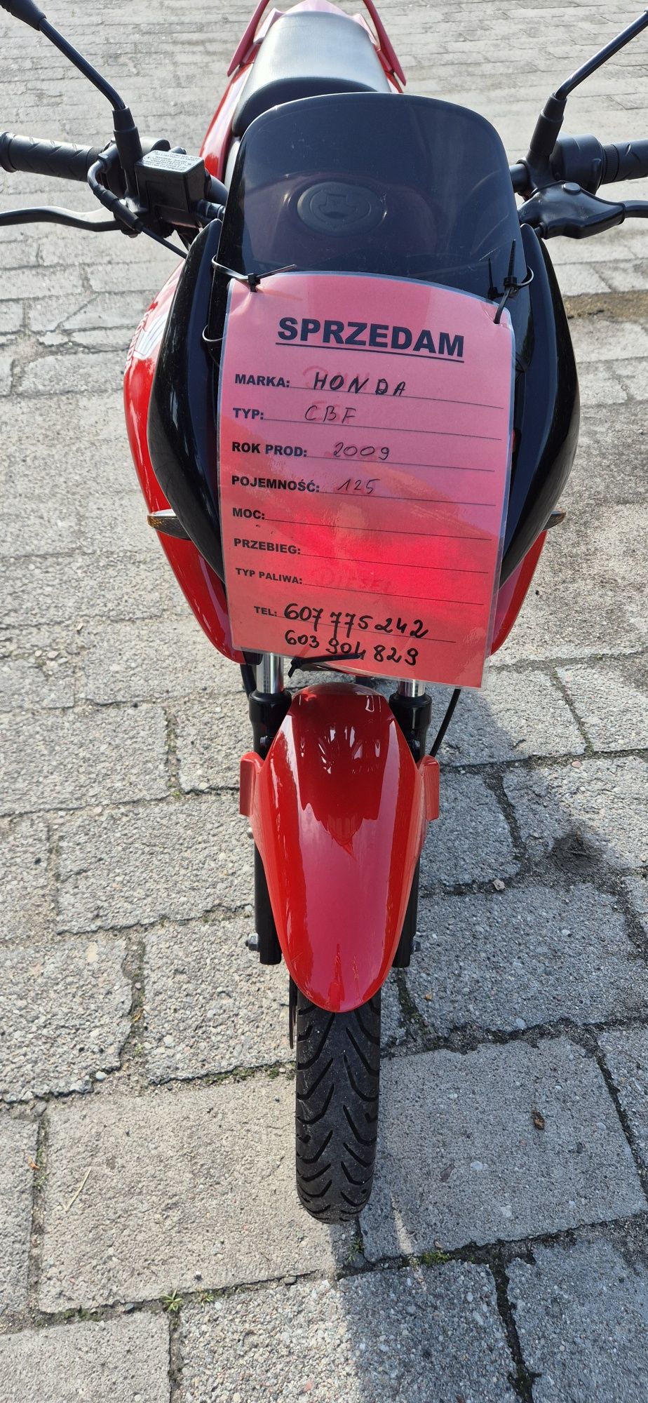 Sprzedam honda cbf 125