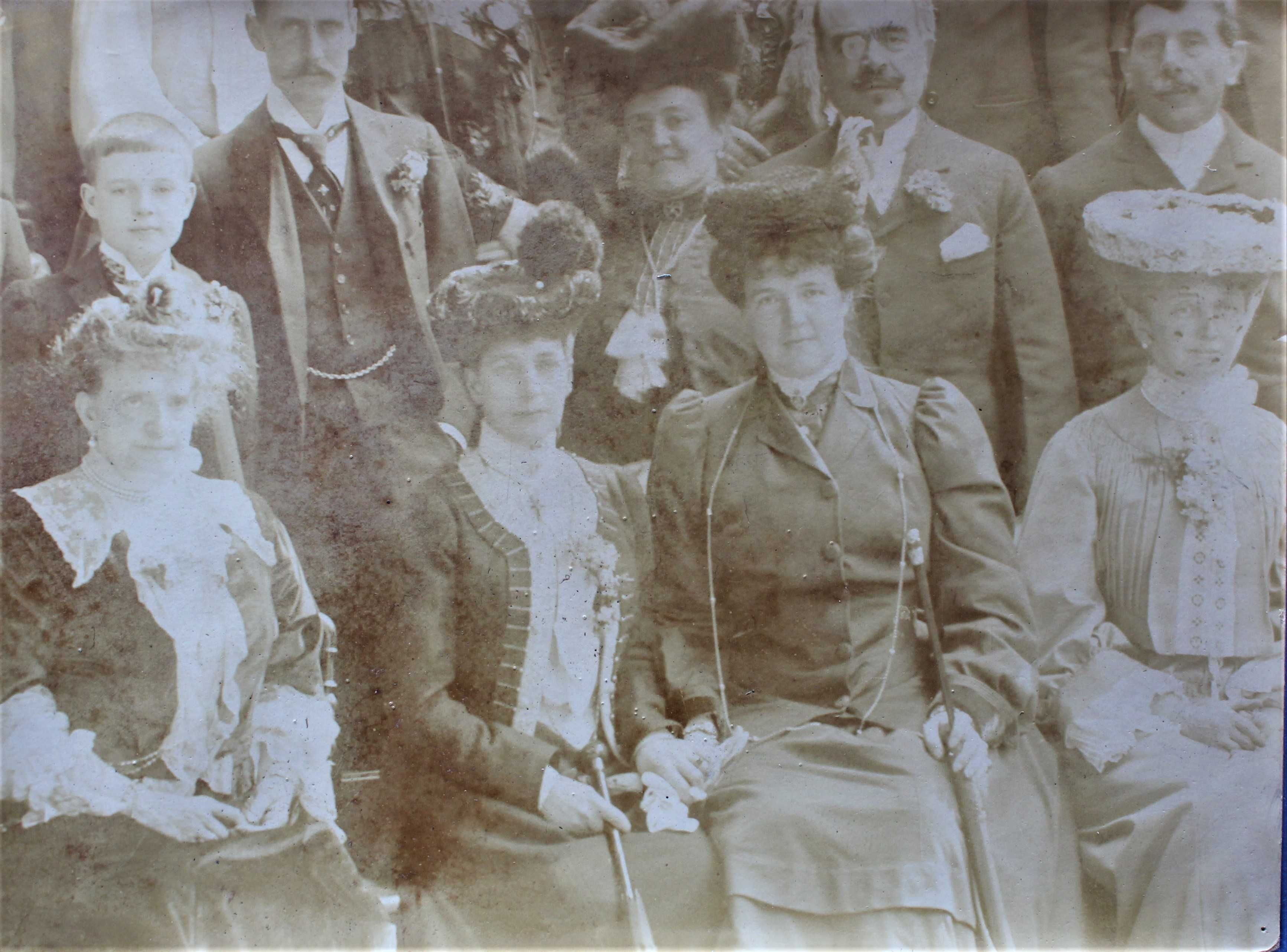 RAINHAS D. MARIA PIA, ALEXANDRA DE INGLATERRA E D. AMÉLIA SINTRA 1905