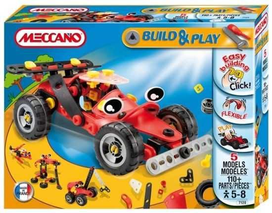 Meccano Build and Play Formula 1 Car do skręcania 110el 5 modeli 5+
