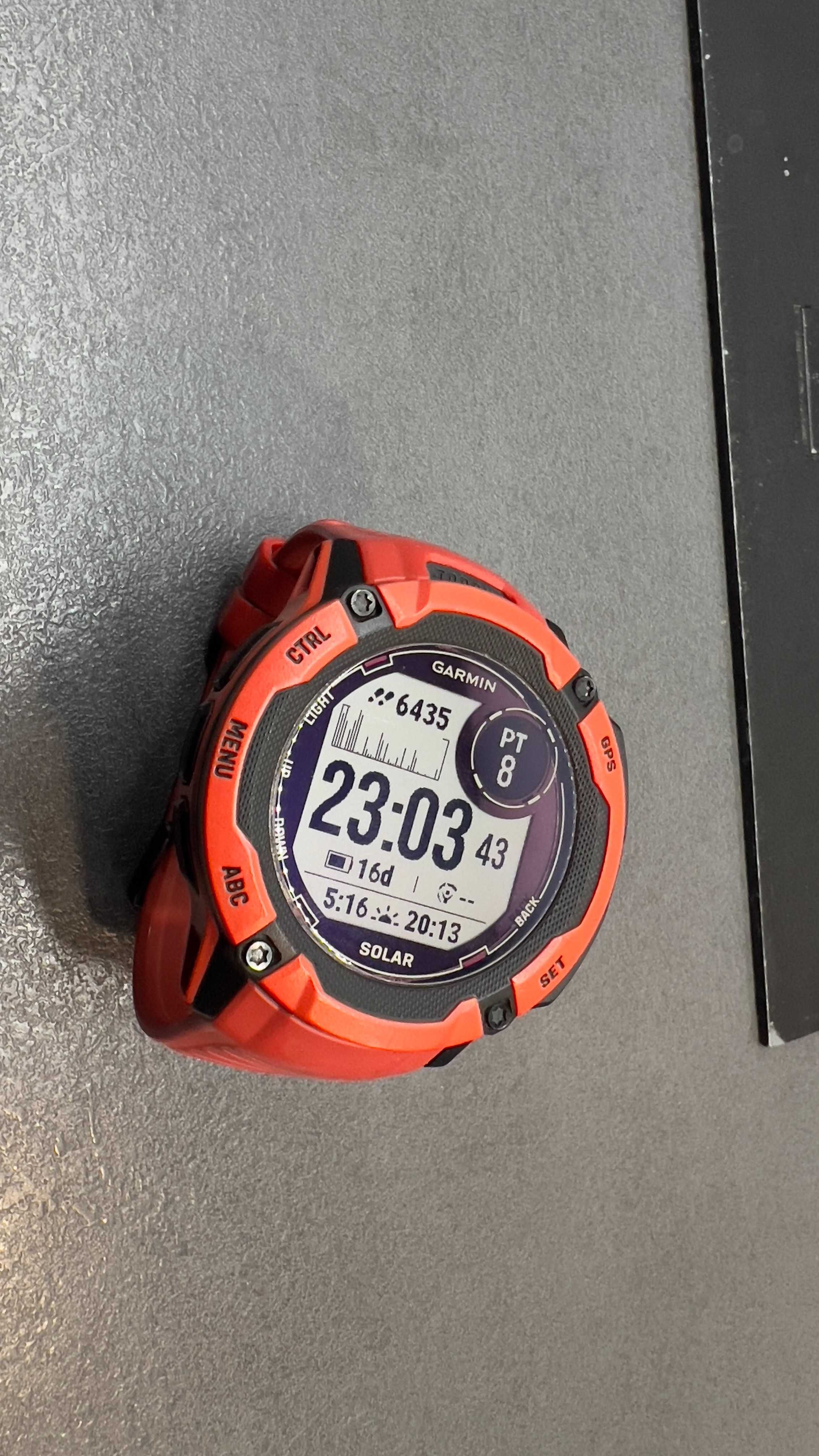 Garmin Instinct 2X Solar Flame Red – stan bdb, komplet