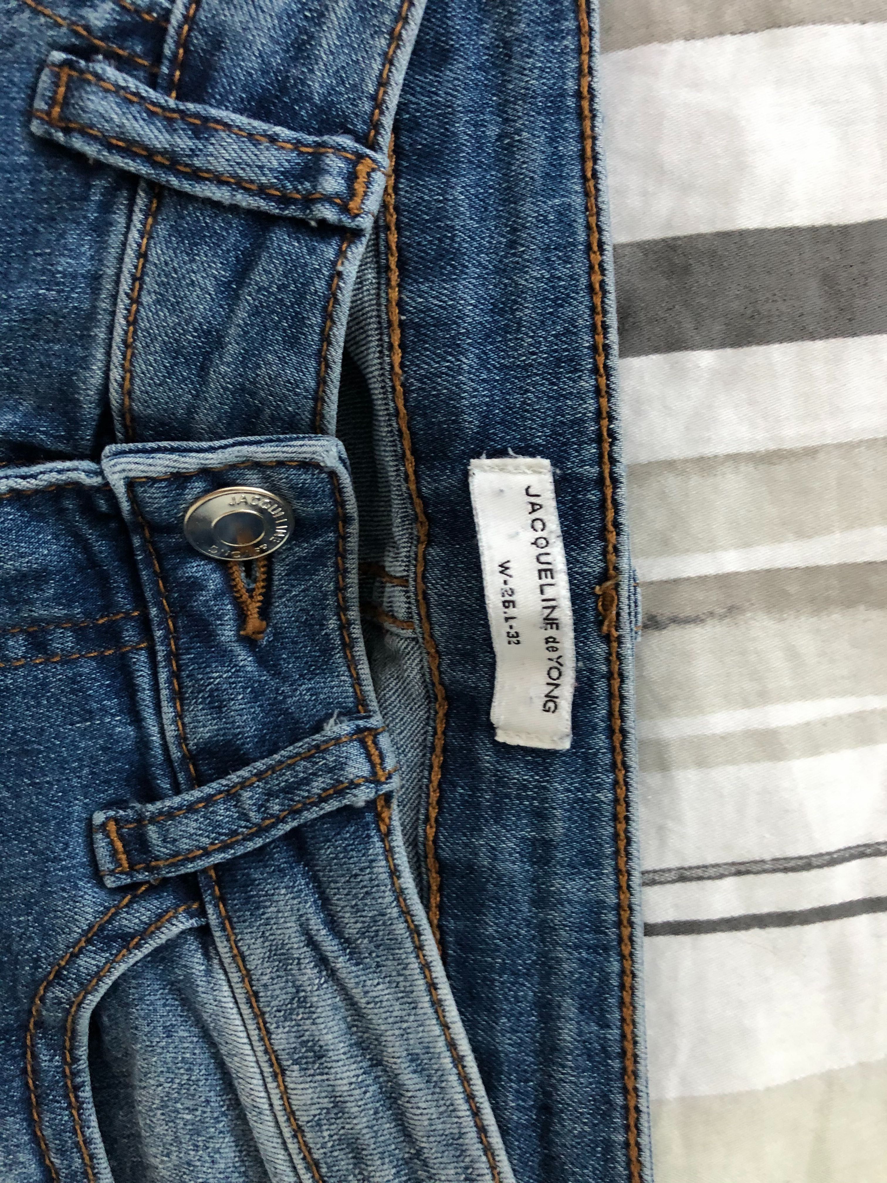 Jeansy rurki ciemny jeans Yacqueline de Yong W26 L32