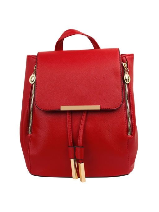 Жіночий червоний рюкзак