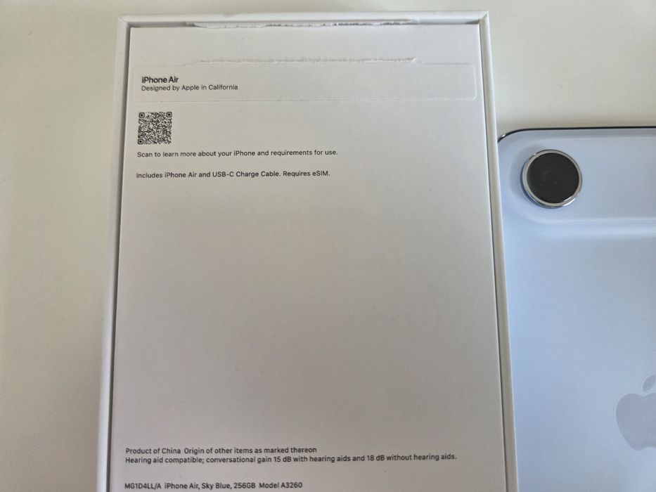 Apple iPhone Air 256 GB Sky Blue