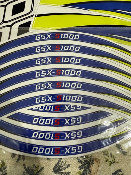 Kit autocolantes para rodas suzuki gsx s1000 de 2022 em diante