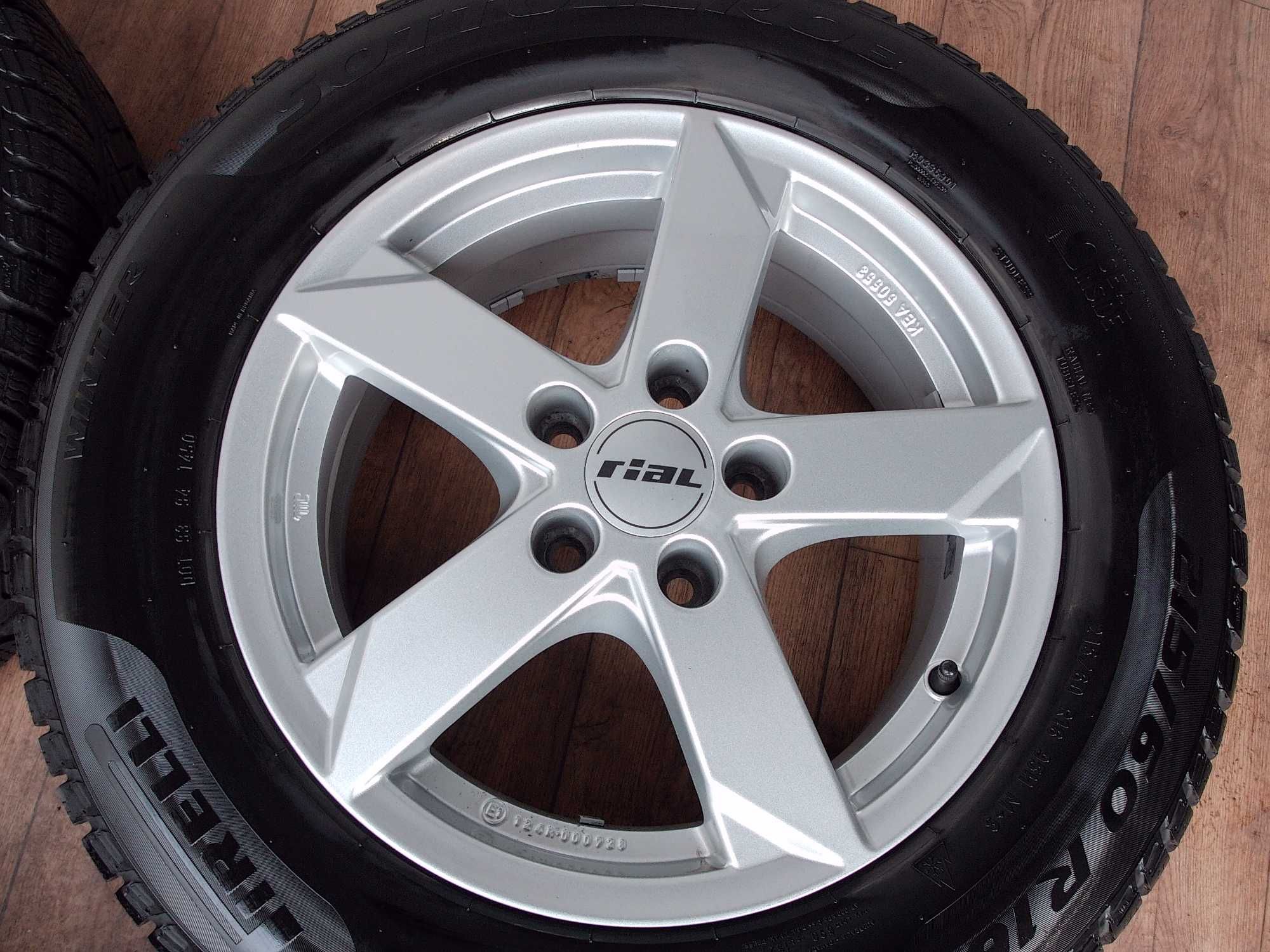 Koła VW Seat Skoda Audi 16x6,5 5x112 ET42 +Pirelli 215/60/16 z 2020r