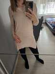 Sweter ciążowy długi