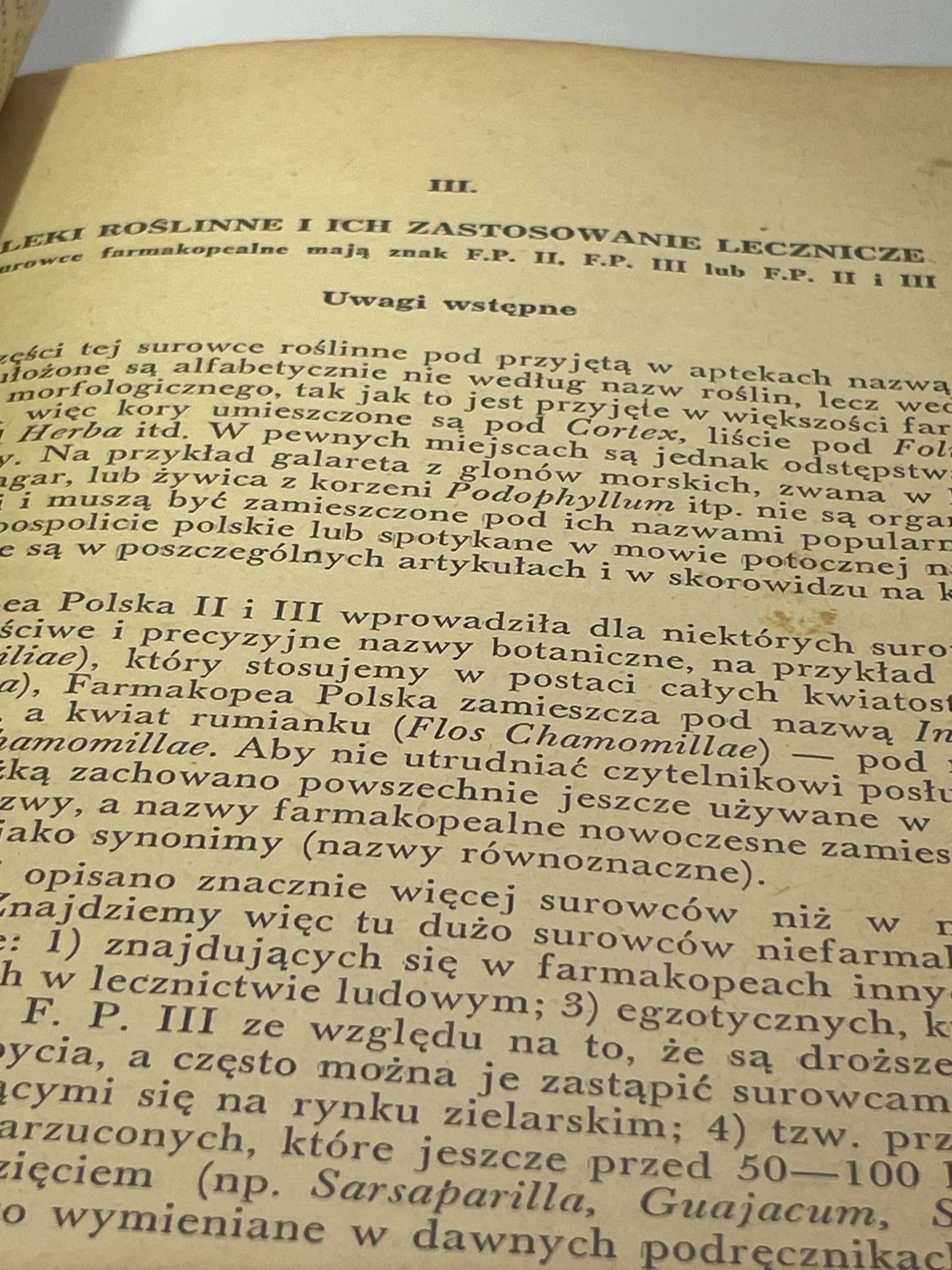 Ziołolecznictwo i leki roślinne (fitoterapia) Jan Muszyński (1958)