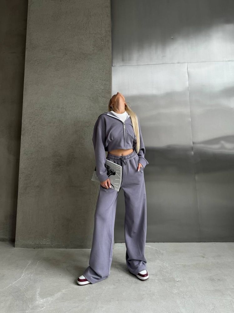 Костюм у стилі Зара женский спортивный люкс якість штани світшот