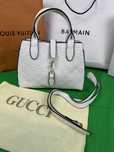 Torebka damska Gucci torba listonoszka na pasku kuferek Premium biala