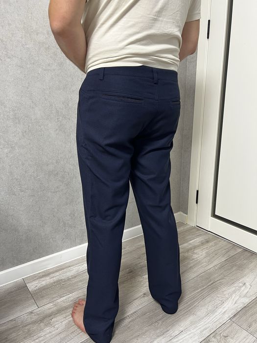 Брюки чоловічі, Нові штани чоловічі сині, нарядні штани