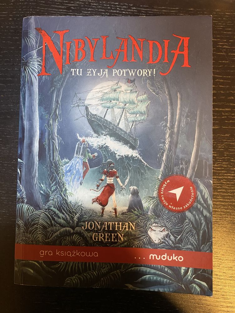 Nibylandia tu żyją potwory gra książkowa muduko Jonathan Green