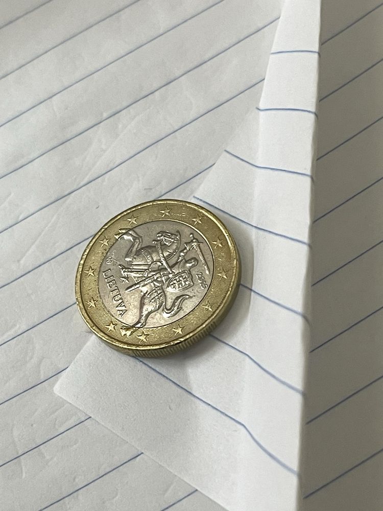 Moeda 1 euro - Lituânia- 2015