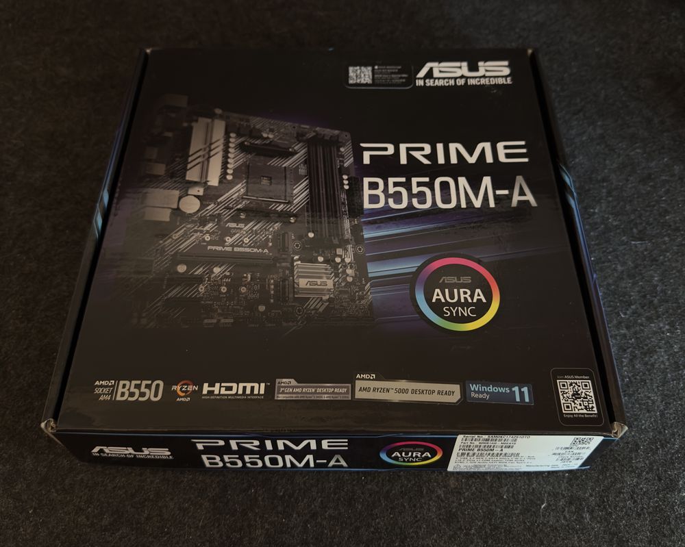 Płyta ASUS z procesorem AMD Ryzen 7 oraz RAM 32 GB DDR4 G.Skill