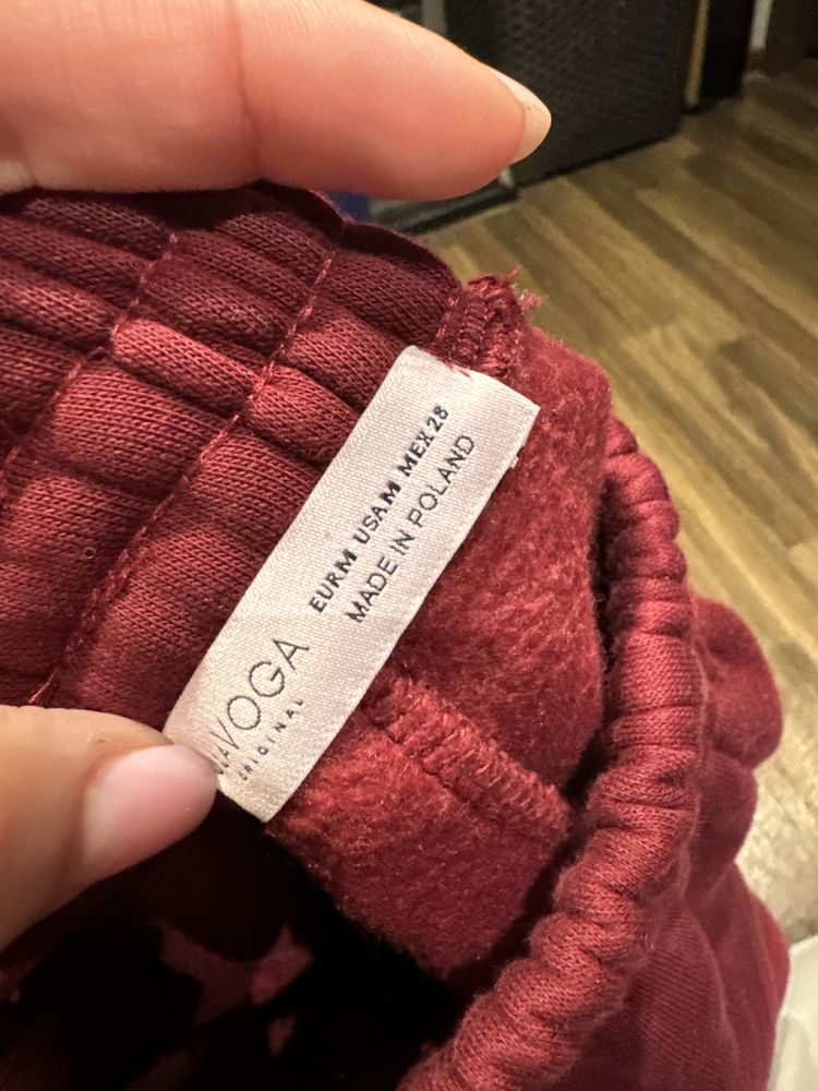 Dres komplet olavoga bordowy super