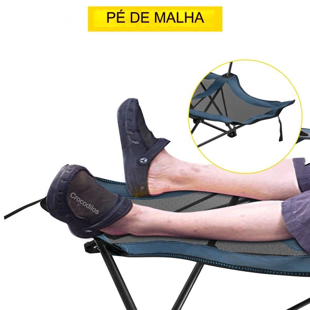 Cadeira de Acampamento Dobrável - Azul