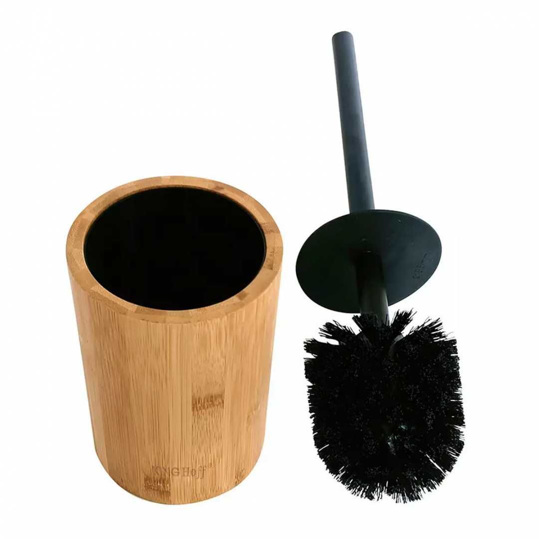 Szczotka toaletowa bambusowa Kinghoff do toalety wc