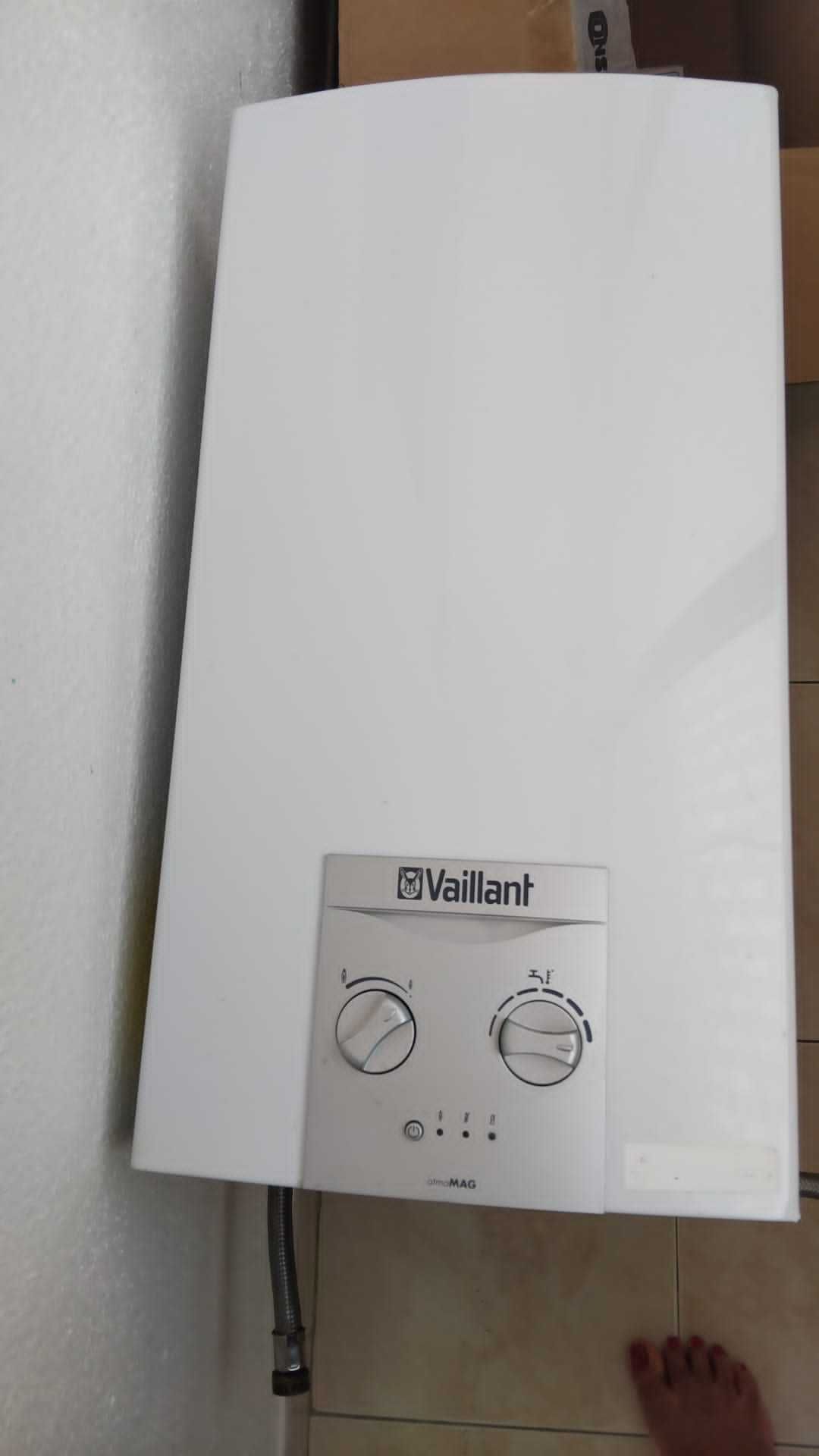 Esquentador gas de botija