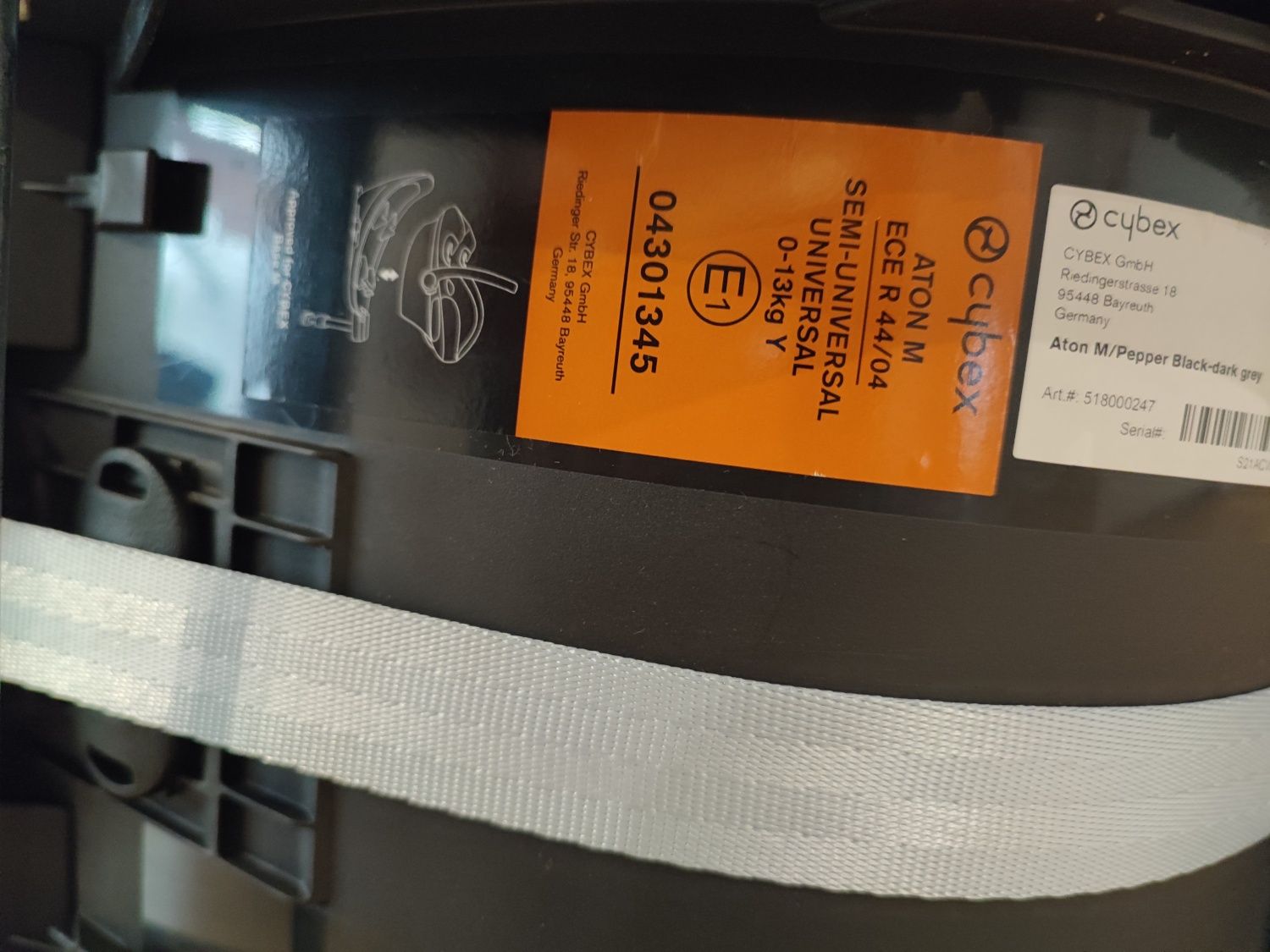 Fotelik nosidło Cybex Aton M ISOFIX