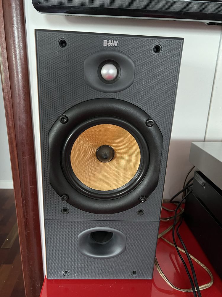 Zestaw stereo Rotel z głośnikami B&W DM 602 S2