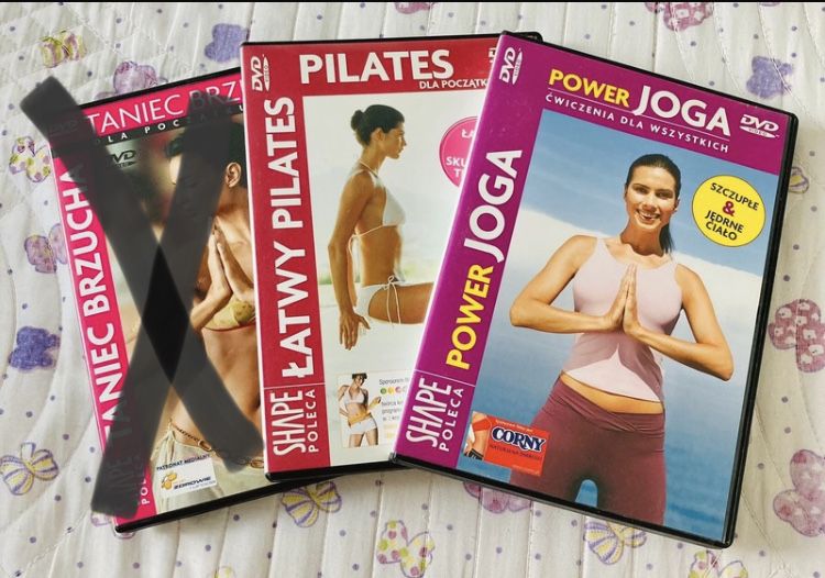 Zestaw płyt DVD Joga Pilates