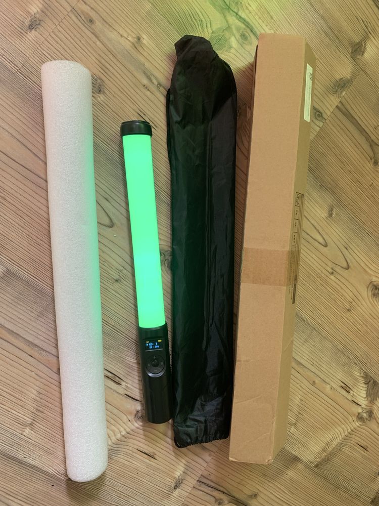 Lampa led RGB stick 40 cm na akumulator