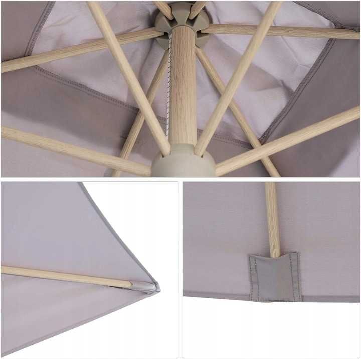 Sekey Parasol przeciwsłoneczny ogrodowy 210x140 cm na taras balkon